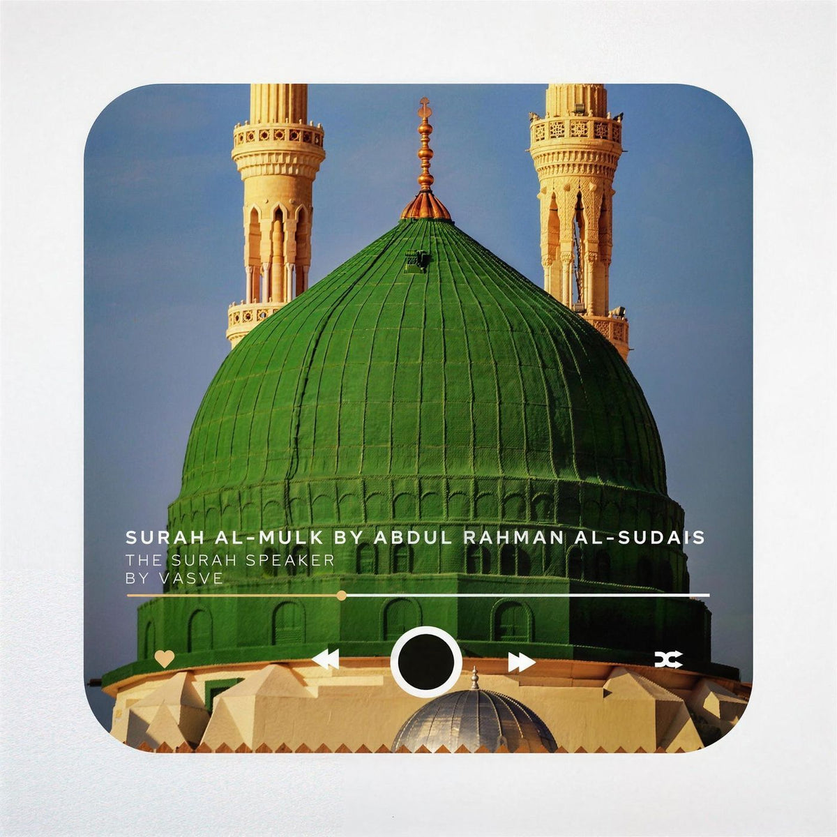 The Night Player — Al-Mulk, on the bedside stand